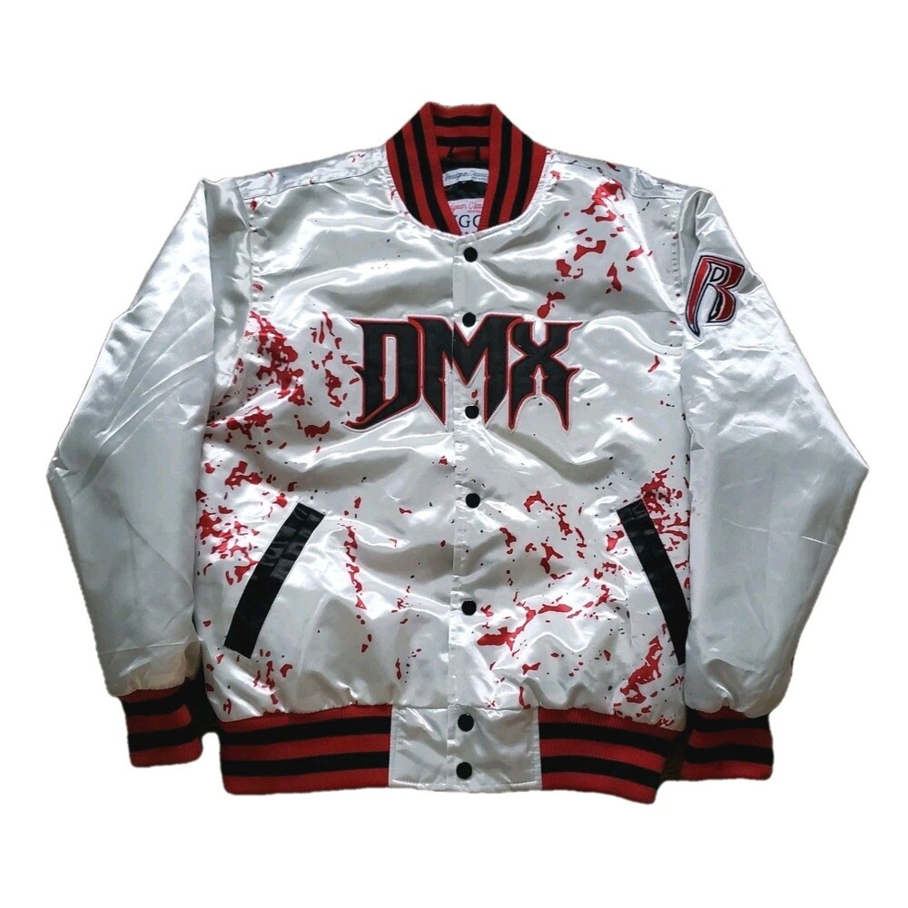 Headgear Classics DMX Flesh Of My Flesh Size Medium Mens Bomber Jacket Varsity